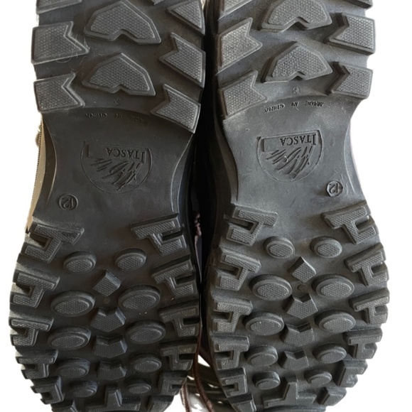 NWT Mens Itasca Polar Brown Utility Snow Boots Rugged Fledce Liner - Picture 5 of 7